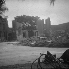 Old Wilson Hall demolition, University of Melbourne, 1952-1953.