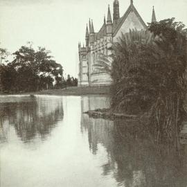 View from north towards Old Wilson Hall, University of Melbourne, circa 1910.