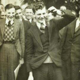 Yabby fishing contest, University of Melbourne, August 1935.