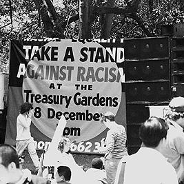 Anti-racism rally and march through Melbourne, 8th December 1996