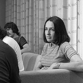 Joan Baez visit - Jan. 1974