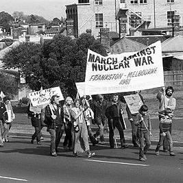 Hiroshima Day, 1981 - marchers.