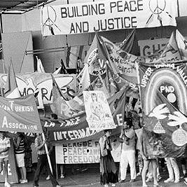 Palm Sunday rally, Myer Music Bowl, April 1988