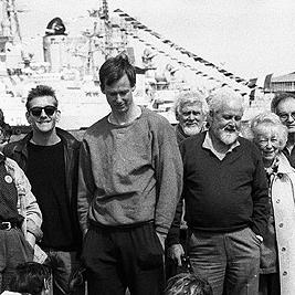 People for Nuclear Disarmament at warships protest, 15th October 1988