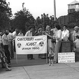 Movement Against Uranium Mining protest at Pentridge, September 1977