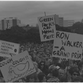 Save Albert Park rally, 1994.