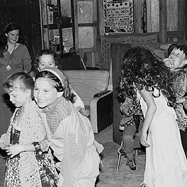 New Year's Eve fancy dress party at Camp Eureka, 1989.