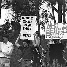 People for Nuclear Disarmament (PND) rally at the Watsonia Army Barracks, 1983