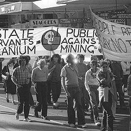 May Day, 1981 - banners.