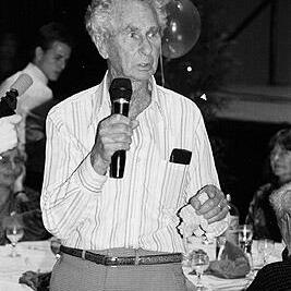 Ted Bull at the Anti-Vietnam War Moratorium 20th anniversary, 11th May 1990.