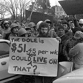 Anti-Fraser protest, Hilton Hotel, 17th August 1978