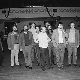 Draft resisters at the Anti-Vietnam War Moratorium 20th anniversary, 11th May 1990.