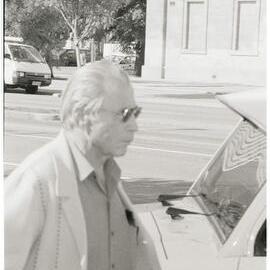 Ivan Ivanechko (Ivan Polyukhovich)leaves Adelaide court, March 1992.