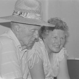 Charlie and Olga Silver at the final Christmas breakup of the Communist Party of Australia, 8th December 1989.