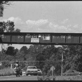 U2 spy plane graffiti - early 1970s.