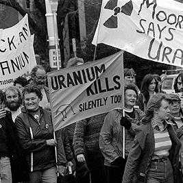 Movement Against Uranium Mining march, 3rd August 1978