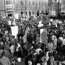 Public Sector Services union protest, 1992.