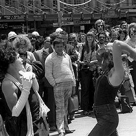 Street theatre on International Human Rights Day
