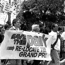 Save Albert Park rally, 1994.