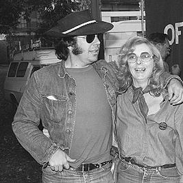 May Day, 1981 - Pete Steedman and Jean McLean.