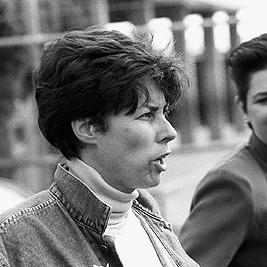 Carolyn Lunt jailed in Northcote for Pine Gap protest, 1990.