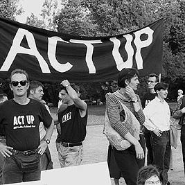 "Stop Gulf war" banner at Persian Gulf war protest march, 18 January 1991.