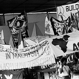Palm Sunday rally, Myer Music Bowl, April 1988