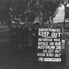 Omega protest site, 8th July 1978