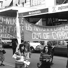 May Day, 1982 - banners.