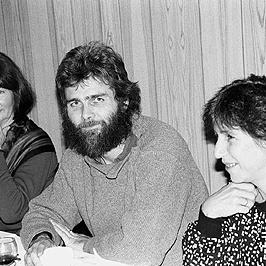 Gloria McMahon, Tony Dalton and Penny Robins at Les Dalton's 70th birthday, 1990.