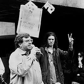 John Halfpenny during U.S. President George Bush's visit to Melbourne, 1992.