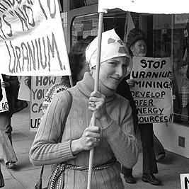 Movement Against Uranium Mining march, 30th July 1977