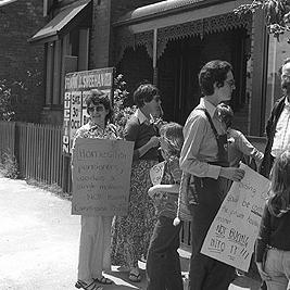 Tenants' Union demonstration,  30th November 1976