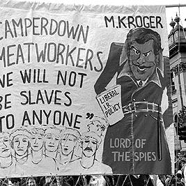May Day, 1992 - Camperdown Meatworkers' banner.