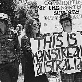 Anti-racism rally and march through Melbourne, 8th December 1996