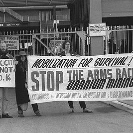 Protest against USS Oklahoma, 10th May 1978