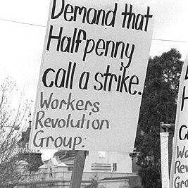 Public Sector Services union protest, 1992.