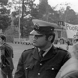 Anti-Fraser protest, Hilton Hotel, 17th August 1978