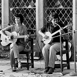 Lynne and David Lumsden at the Arts Action for Peace concert.