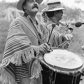 "Tumari" at the Latin American concert at the Fairfield Park amphitheatre, 1990.