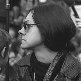 Fran Riley at Movement Against Uranium Mining march, 3rd August 1978