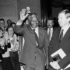 Nelson Mandela's visit to Melbourne, 25th October 1990.