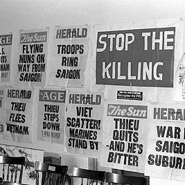 Vietnam war victory celebrations - Congress for International Cooperation and Disarmament's offices.