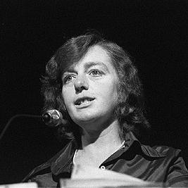 Meg Paul at Aunty's Nieces and Nephews rally, 7th December 1978.