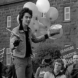 Mike Russo at Rolf Heimann rally, 20th August 1978