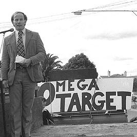 Stop Omega Campaign rally in Yarram, 14th August 1977