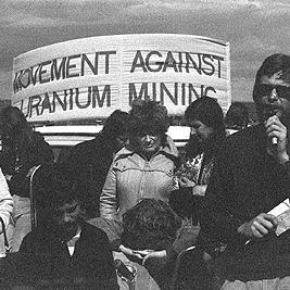 U.S.S. Truxtun protest at Station Pier, September 1976