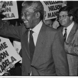 Nelson Mandela's visit to Melbourne, 25th October 1990.