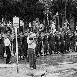 Tactical Response Group at the Australian International Defence and Equipment Exhibition (AIDEX) protest, Canberra, 26 November 1991.