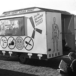 Honeymoon uranium mine rally, May 1982.